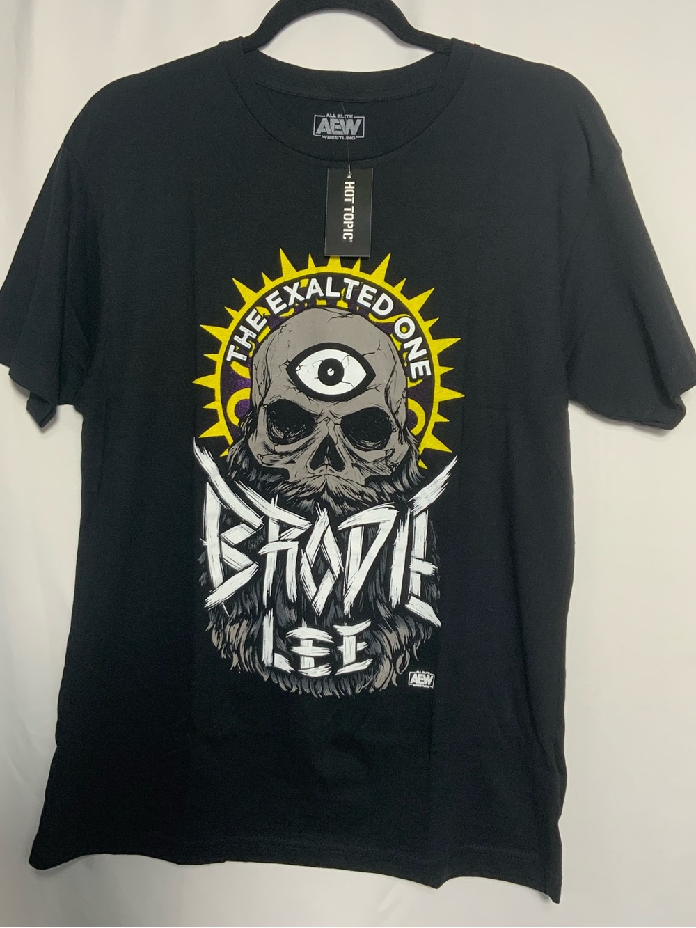 AEW Black Brodie Lee Graphic Tee